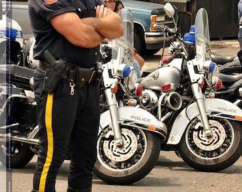 Bates Motorcycle Police Boots DUTY WORN