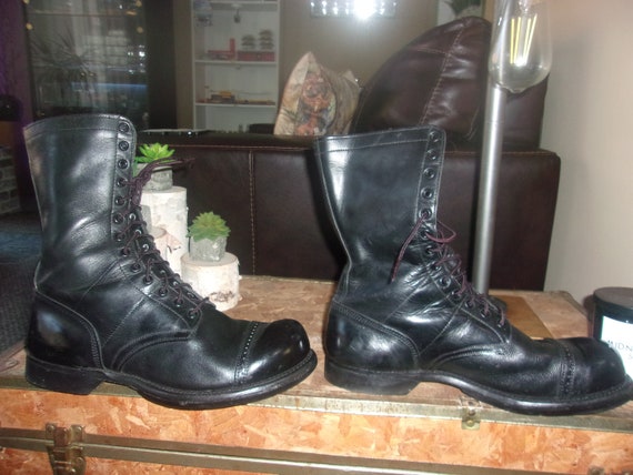 Vintage Corcoron Boots EMT FIREFIGHTER POLICE Boo… - image 3