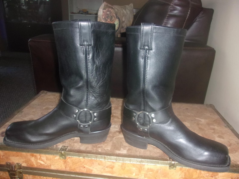 CHIPPEWA / INDIAN Harness Motorcycle Boots USA Made Vibram Soles (Mens 10) image 1