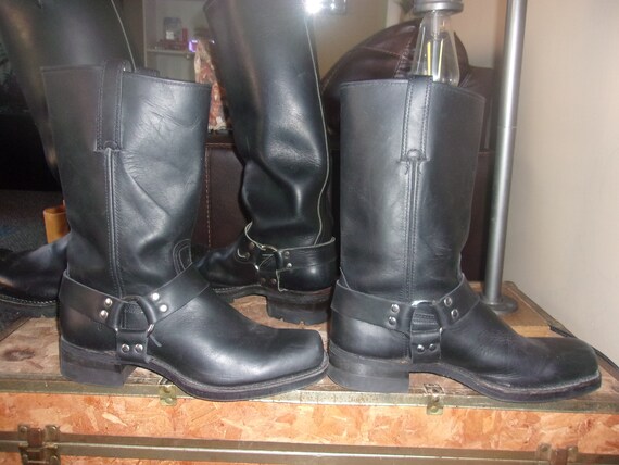 Men's Frye Harness Boots Motorcycle Boots RARE 12 - image 8