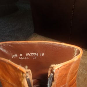 Men's Vintage Florsheim 70's Boots Dress Boots Motorcycle Boots Bike Casual Boots image 13