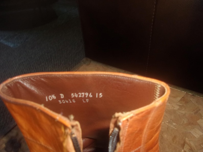Men's Vintage Florsheim 70's Boots Dress Boots Motorcycle Boots Bike Casual Boots image 13