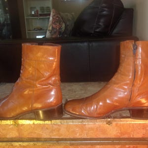 Men's Vintage Florsheim 70's Boots Dress Boots Motorcycle Boots Bike Casual Boots image 14
