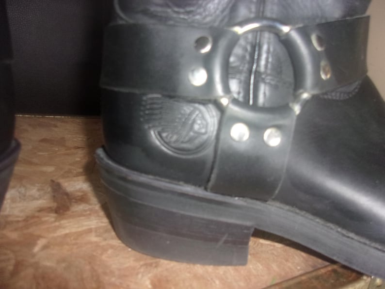 CHIPPEWA / INDIAN Harness Motorcycle Boots USA Made Vibram Soles (Mens 10) image 7