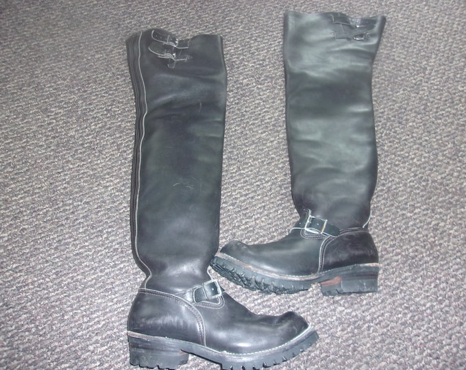 wesco thigh high boots