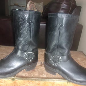 CHIPPEWA / INDIAN Harness Motorcycle Boots USA Made Vibram Soles (Mens 10) image 4