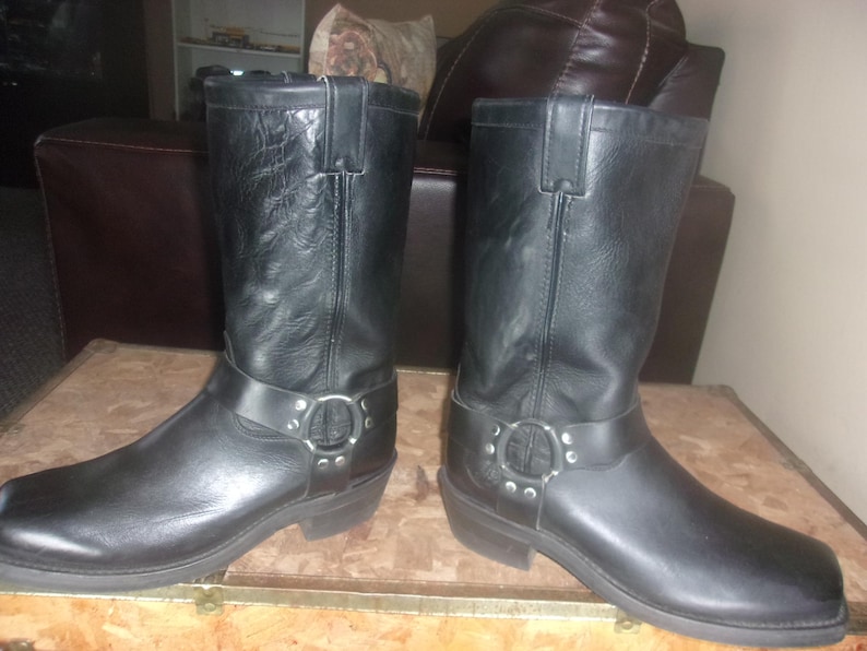 CHIPPEWA / INDIAN Harness Motorcycle Boots USA Made Vibram Soles (Mens 10) image 4
