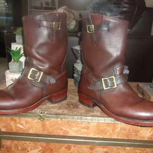 Men's Frye ARTISANAL LIMITED EDITION Engineer Boots Rare Motorcycle Boots Biker Boots engineer boots