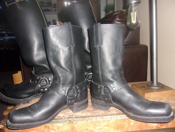 Men's Frye Harness Boots Motorcycle Boots RARE 12 - image 1