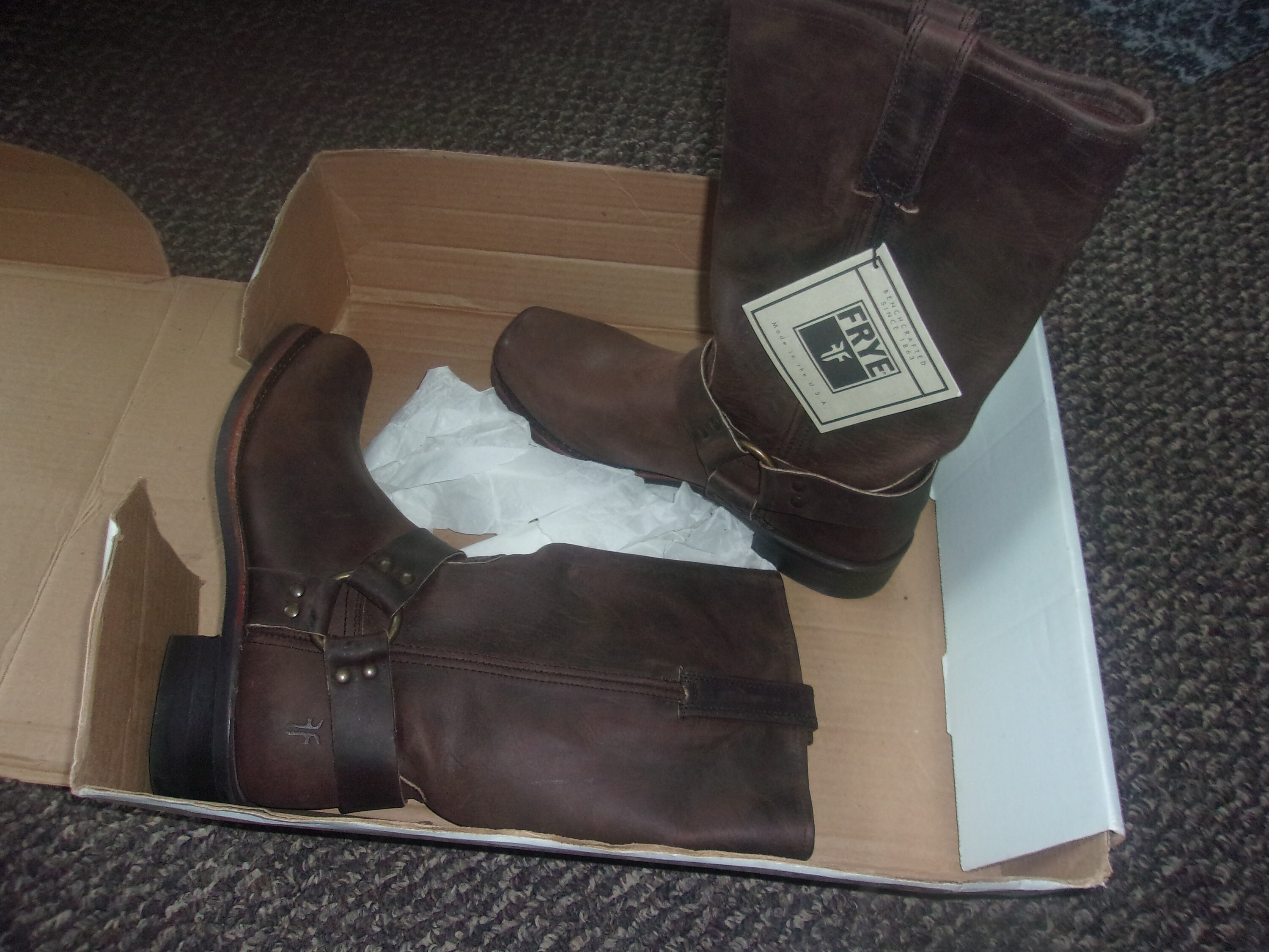 Frye Harness Boots Etsy