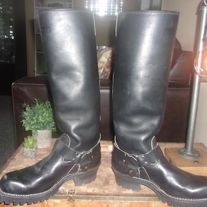 used biker boots