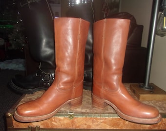 Size 12D Vintage 70s 80s Chippewa Engineer Steel Toed Work