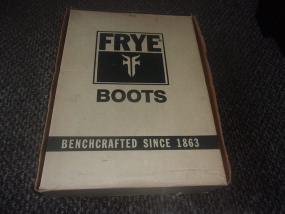 Vintage Frye Campus Boots Harness Motorcycle Boots Biker Boots