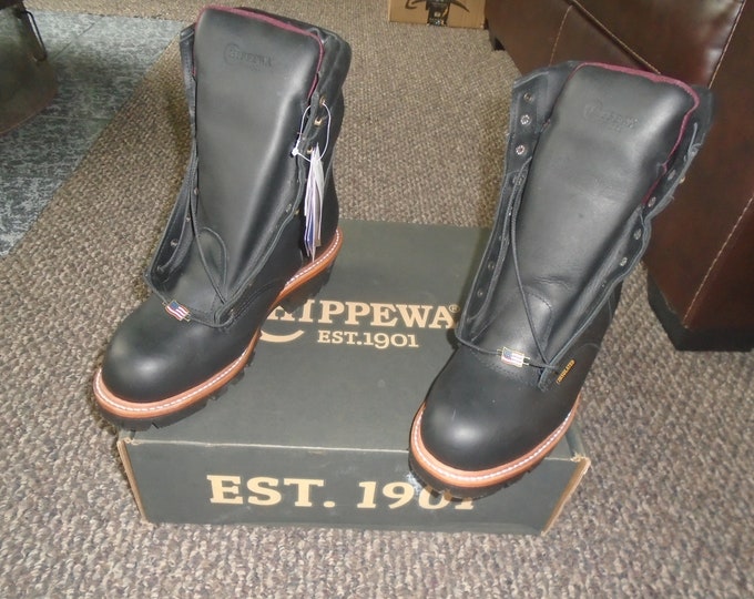 chippewa boots super logger 25405