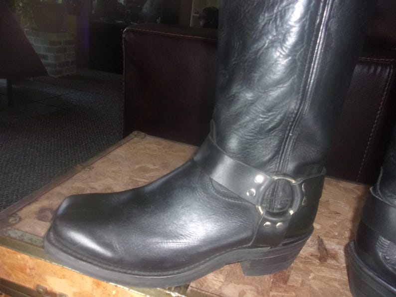CHIPPEWA / INDIAN Harness Motorcycle Boots USA Made Vibram Soles (Mens 10) image 5