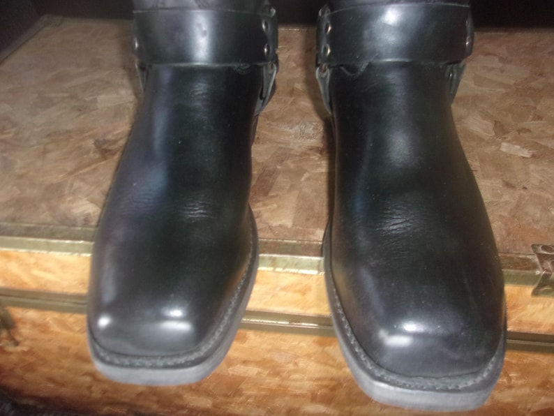 CHIPPEWA / INDIAN Harness Motorcycle Boots USA Made Vibram Soles (Mens 10) image 9