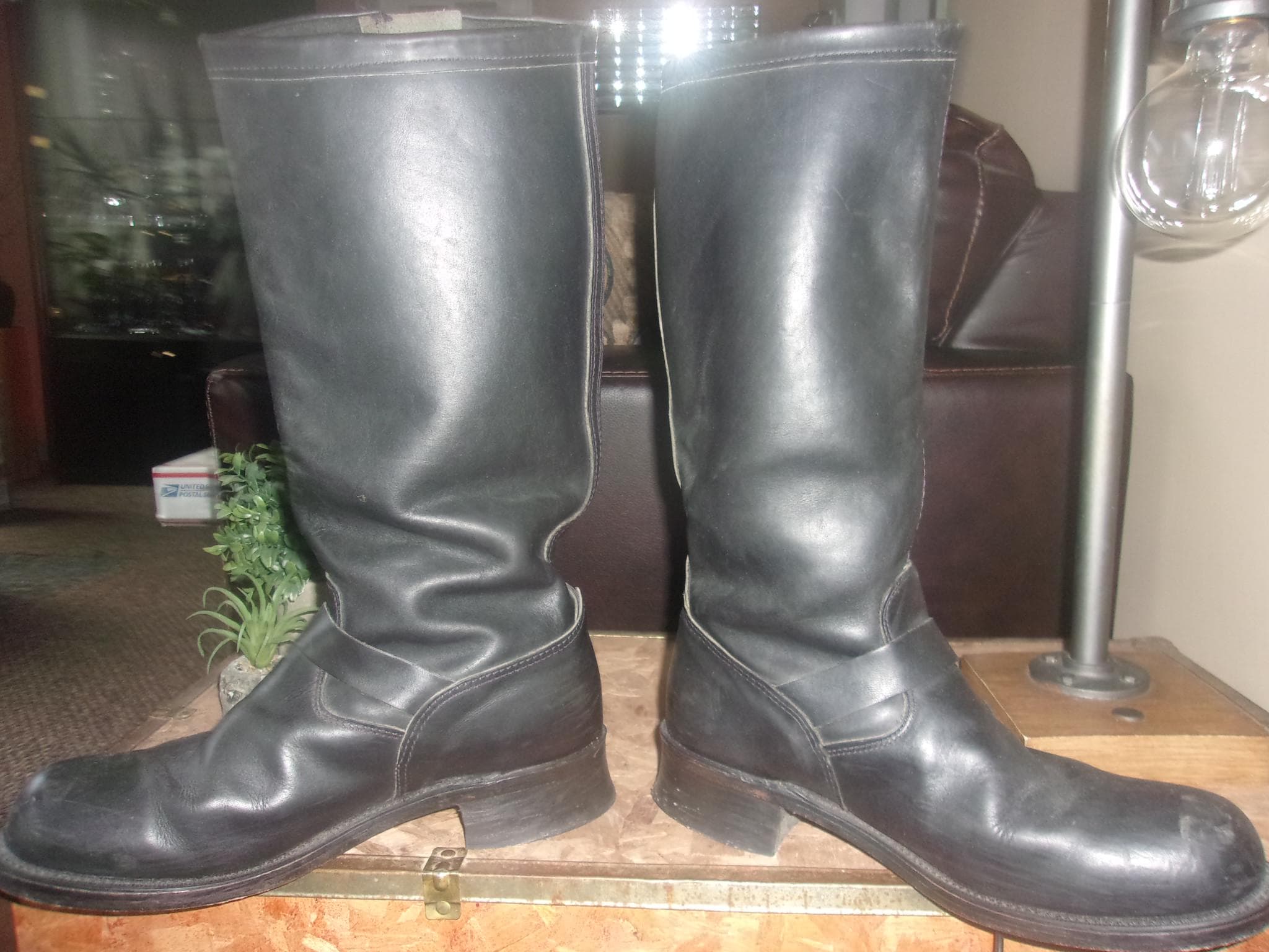 Men's Vintage SEARS ENGINEER Boots Motorcycle Boots RARE 12 - Etsy