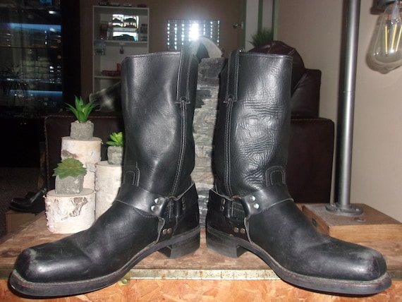 Men's Frye Harness Boots Motorcycle Boots Grunge … - image 1