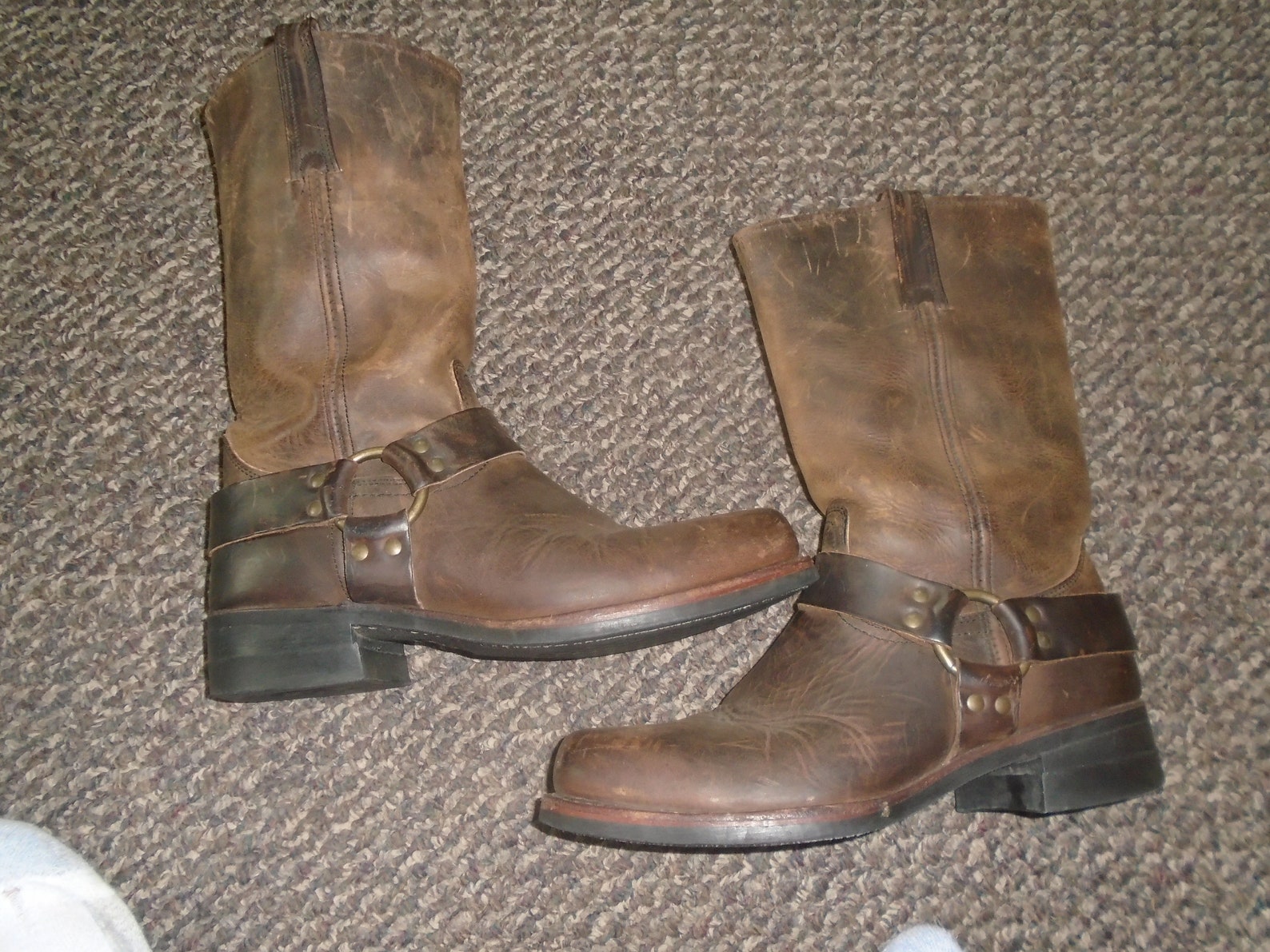 Men's Vintage FRYE HARNESS Boots Motorcycle Boots Biker Etsy
