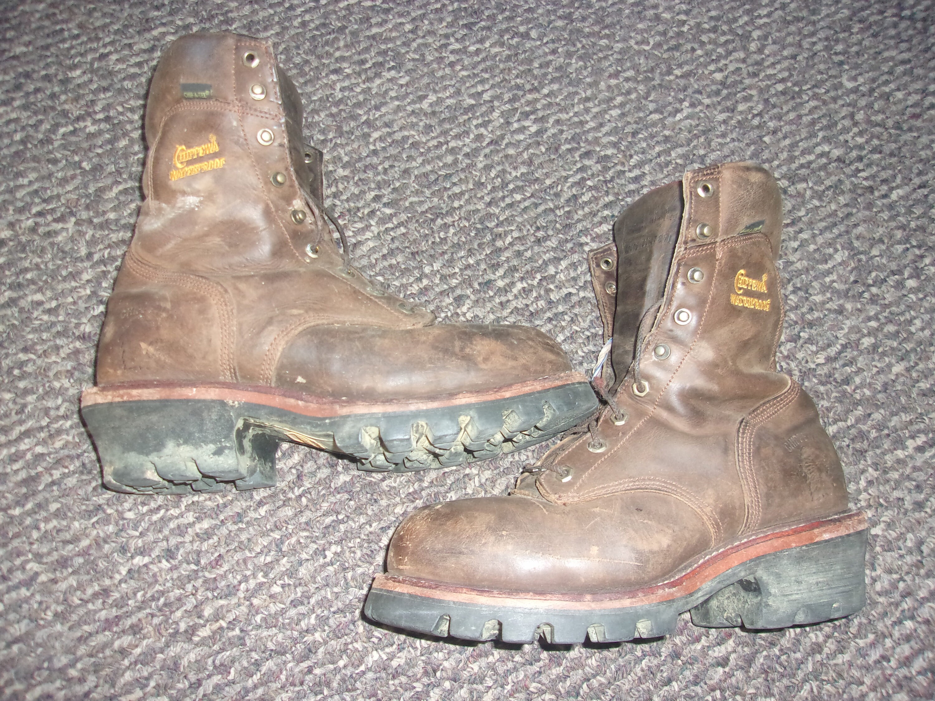 Vintage Chippewa Super Logger Boots Steal Toe Work Boots - Etsy