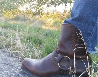Frye harness boots 8r new arrivals