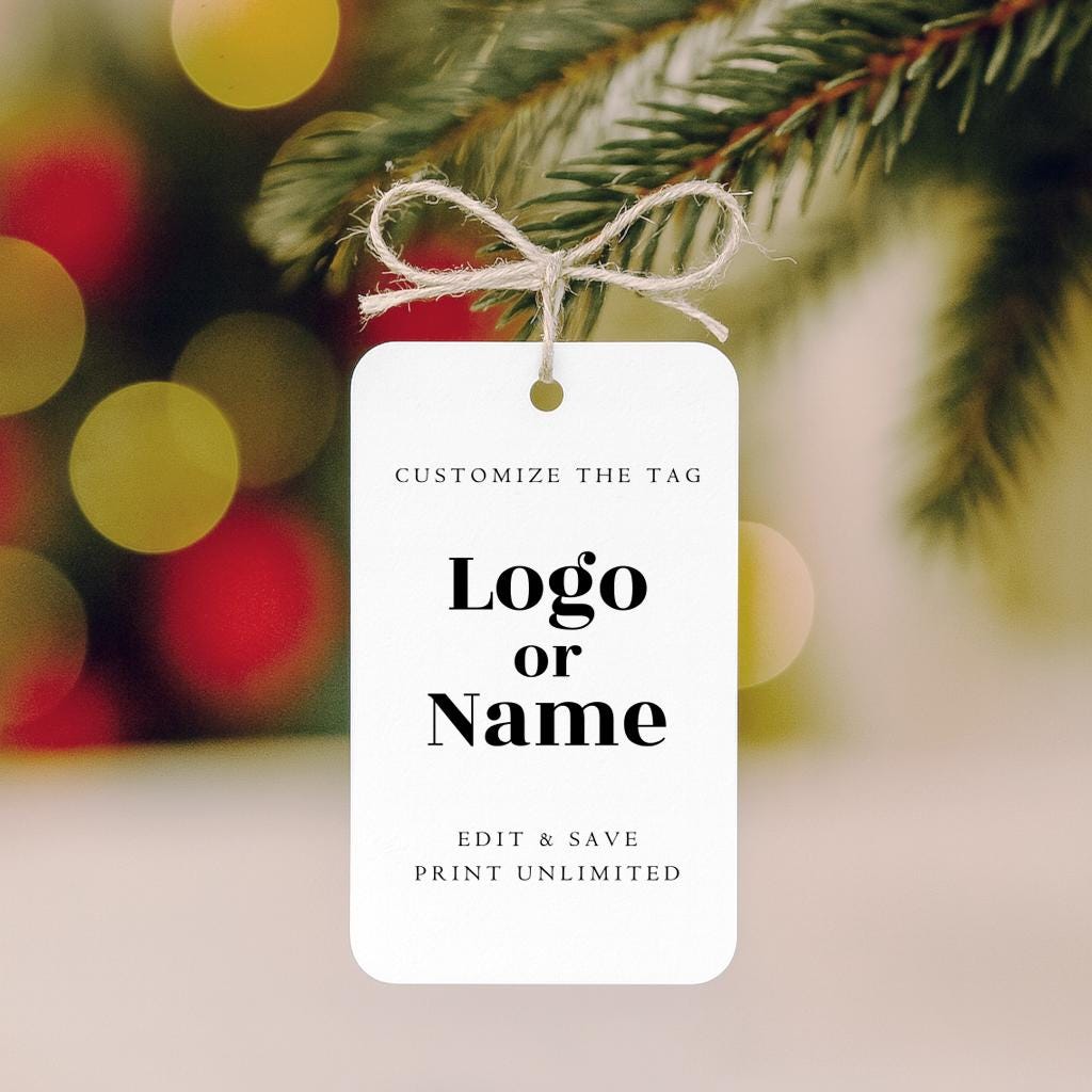 Perfect Tags Design Editable Tag Set, Instant Download Canva Template, Printable Custom ...