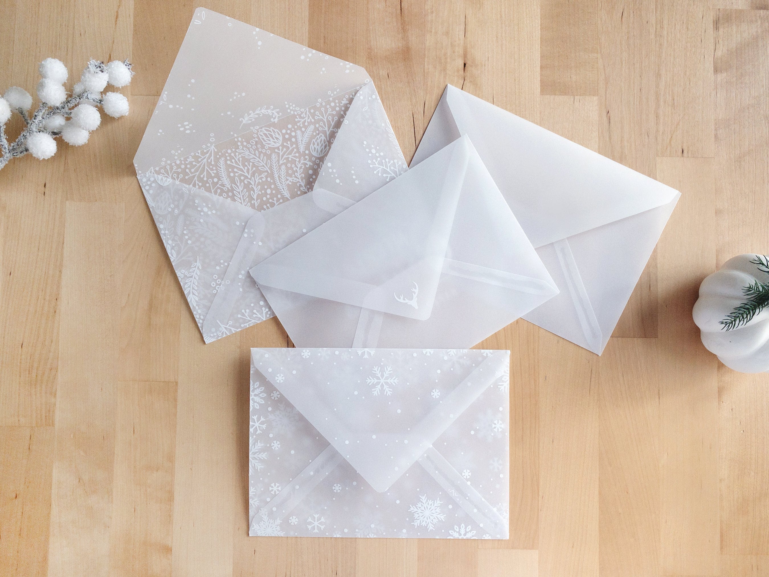  Tofficu 1 Set Envelope Letter Paper Vellum Envelopes