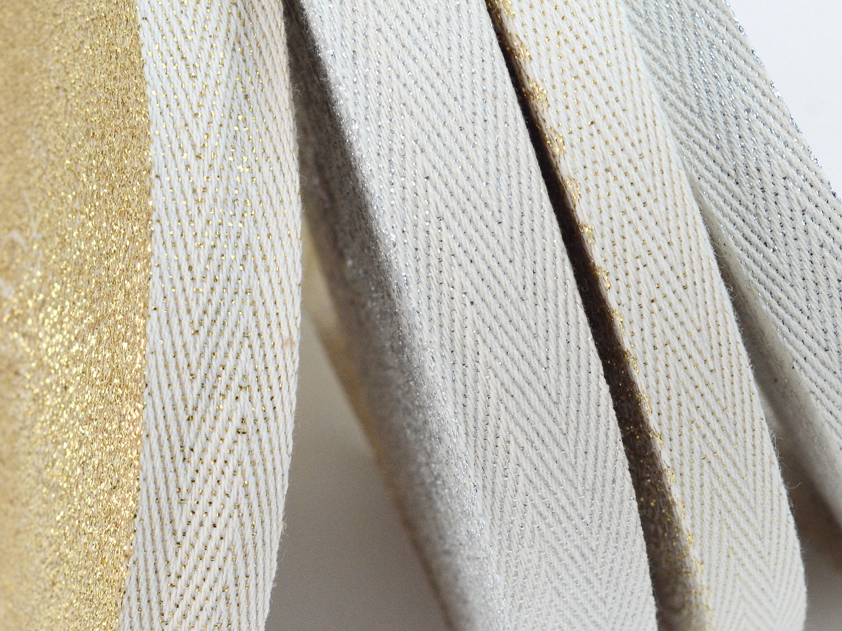 Nastro Twill In Cotone - 10M X 10mm Motivo Herringbone Per Borse, Abbigliamento E Fai-Da-Te - Foto 5