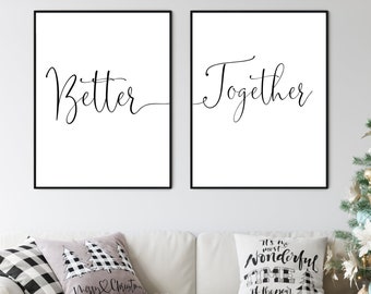Bedroom Love Quote For Couples Behind Bed Wall Sign Motivational Quote Printable Gift for Couple Bedroom Decor Wall Art Aesthetic Printable