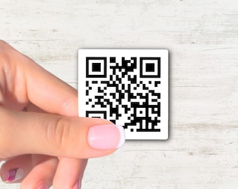Waterproof, QR Code Stickers, Sticker Packs, QR Codes, QR Codes Business, Qr Code Sticker, Qr Code Business, Qr Code Decal, Customizable