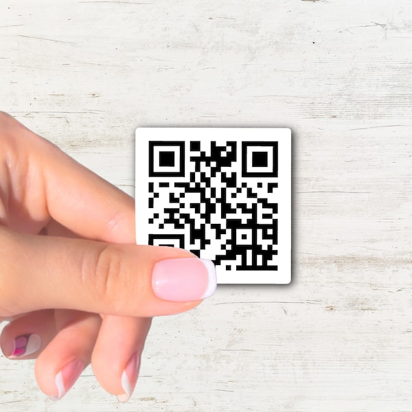 2x2 Qr Code Stickers - Etsy Australia