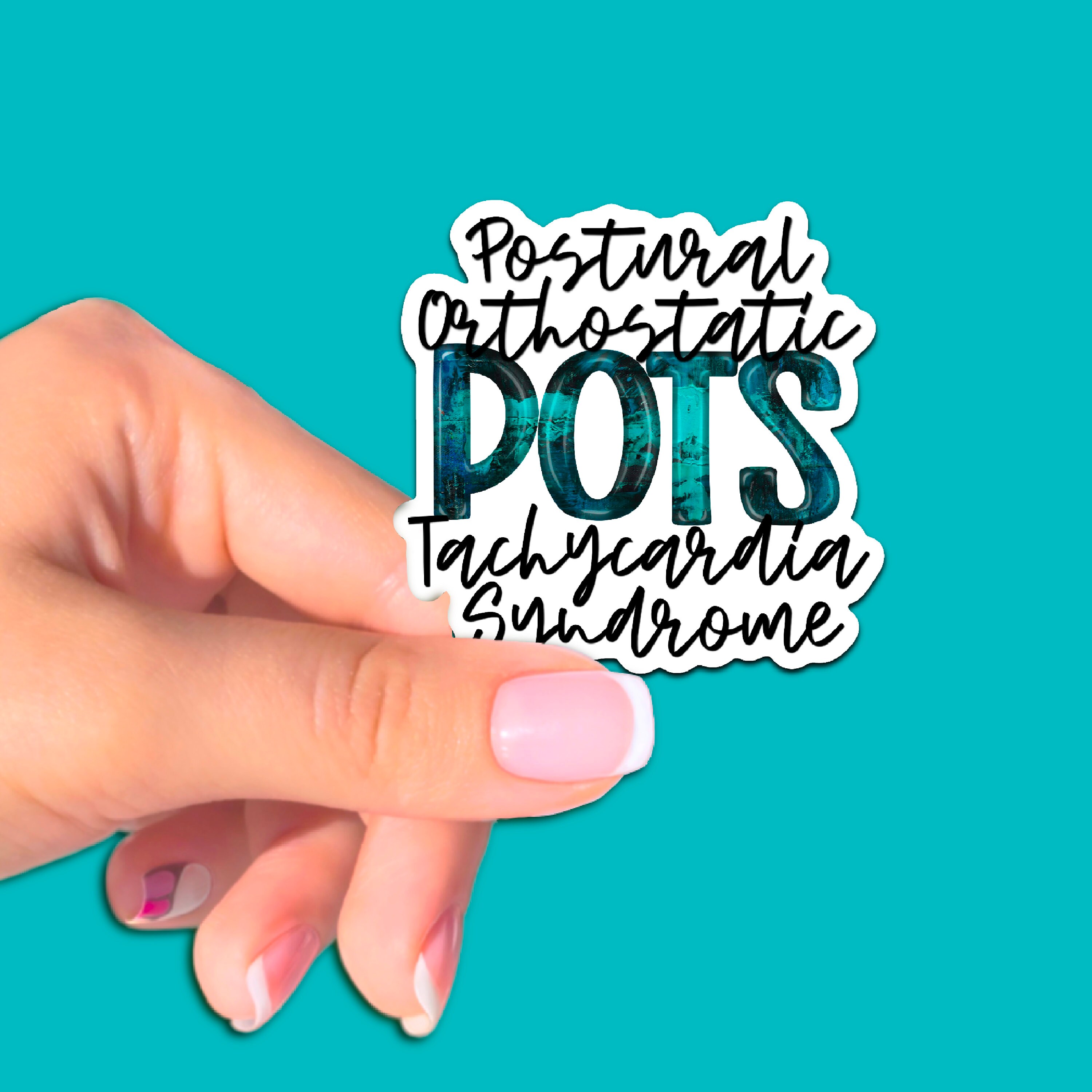 Postural Orthostatic Tachycardia Syndrome, Waterproof Waterbottle Sticker, POTS Awareness,Dysautonomia Autoimmune Awareness Potsie, Spoonie