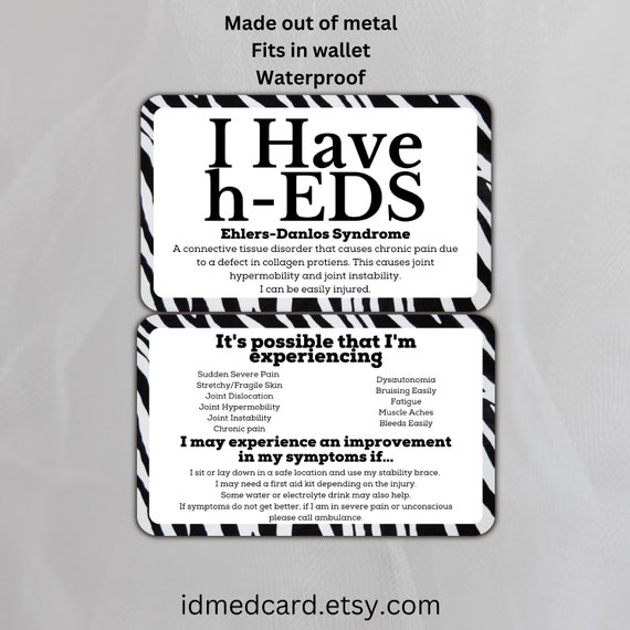 rare disease card Custom Personalized Emergency Medical Medic Alert Card, Dise Uniquec Rare Disease Day | Support