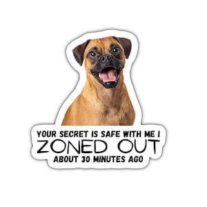 Zoned Out ADHD sticker funny, adhd awareness, adhd stickers, adhd sticker, neurodivergent, adhd adult water flask sticker laptop sticker