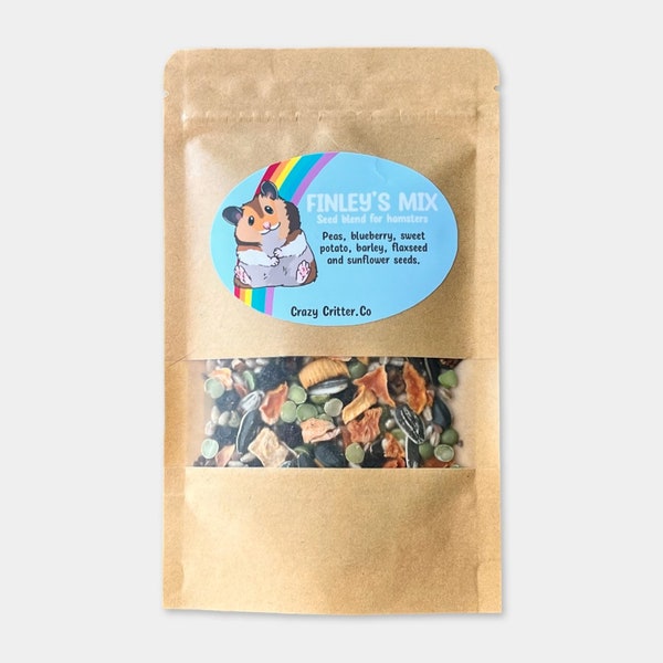Finley’s Mix Seed Topper Blend  For Pet Hamsters and Gerbils Legumes and seeds hamster food hamster treats gerbil food treats for pets