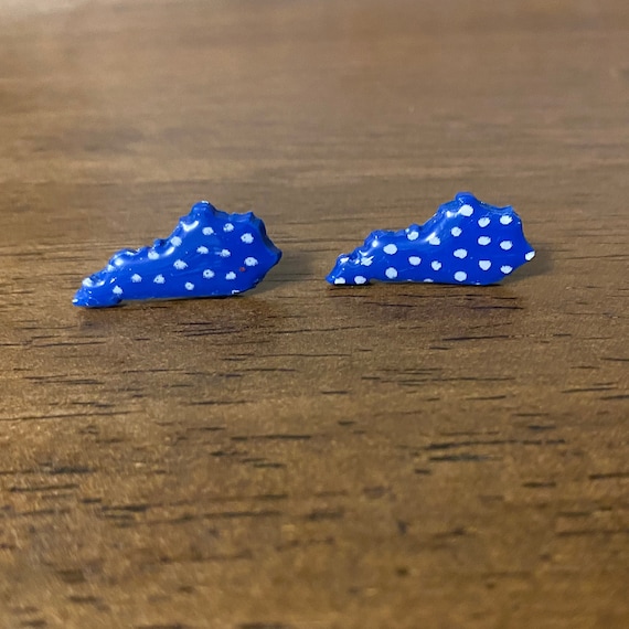 Kentucky State | Handmade | Polymer Clay Earrings | Hypoallergenic | Statement Earrings | Simple Jewelry