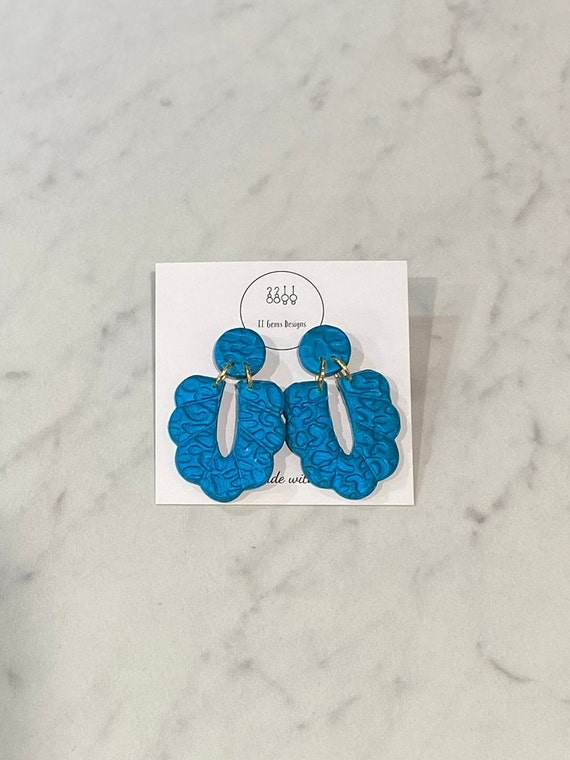 Arch | Handmade | Polymer Clay Earrings | Lightweight | Hypoallergenic | Statement Earrings | Modern Jewelry