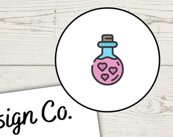 Love Potion Planner Stickers