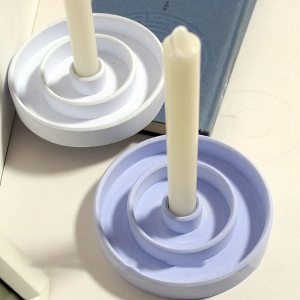 Round candlestick mold candle holder silicone mold concrete Candle Holder Tray Mold storage Box Mold Silicone Resin Making Molds