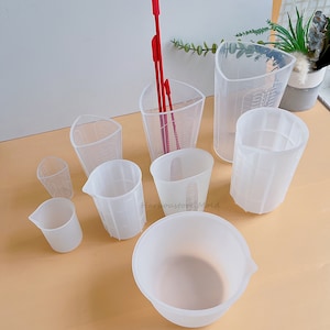 Reusable Large 600ml 1000ml Silicone Measuring bowl DIY epxoy resin Supplies,cup for Resin/candle and more,mixing cup,epoxy container