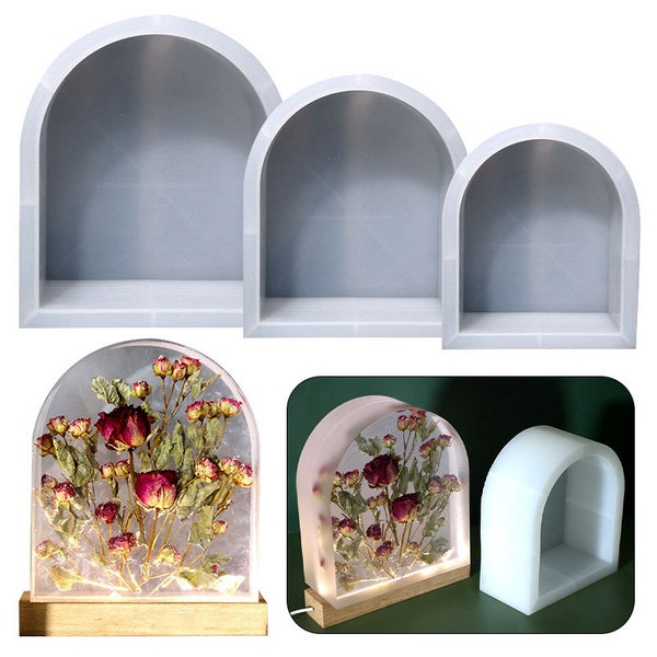 DIY Large Arch mold candle mold clay mold Crystal Epoxy Resin Mold Table Lamp Silicone Mold home decor mold