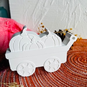 パンプキンカートシリコン型ハロウィンパンプキンシリコン型車フレッシュモールド樹脂エポキシレイズイン石膏シリコン鋳造型