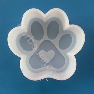 Love Cat Dog Pfotenform Silikonform – Für Auto-Freshies, Seife, Harz, Kerzen, DIY Basteln