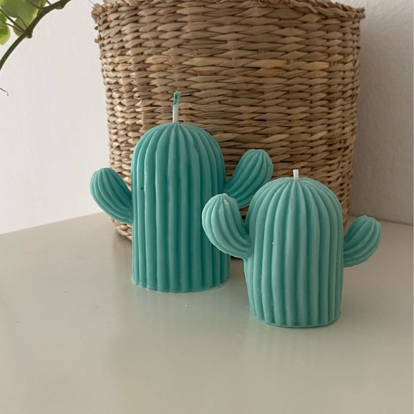 Moules de bougies en silicone de cactus mignons pour moule d’injection de savon de bougie parfumée parfumée de savon de décoration intérieure d’artisanat de fabrication d’outils