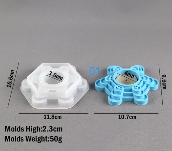 Round Coaster Mold Set With Holder 4 Round Coaster Molds and 1 Coaster Hold Mold  Coaster Holder Mold Epoxy Resin Mold 