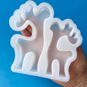 48h sent out DEER Car Freshie Mold of Christmas mold - Silicone Epoxy Resin Molds - Silicone Molds For Aroma Beads - Candle Molds Soap Mold