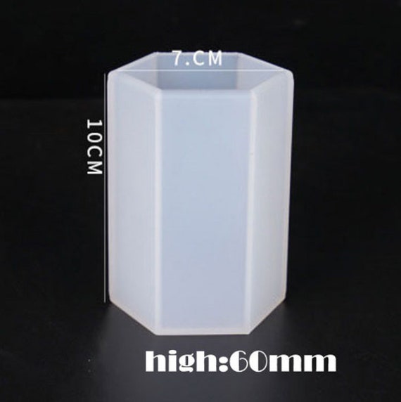 Molde cilíndrico de silicona para velas de aromaterapia