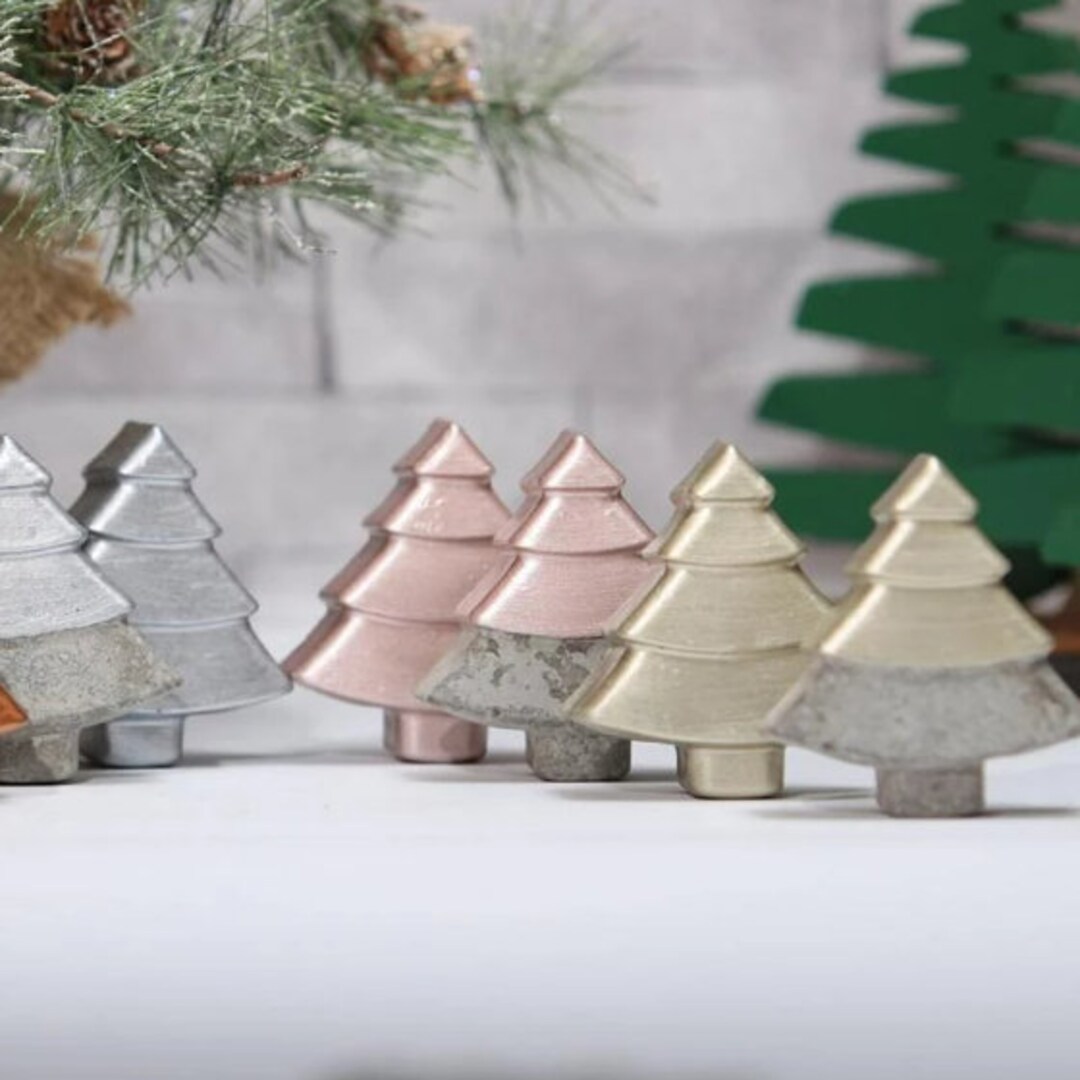Christmas Tree Molds for Concrete Making Home Decor Molds Cake Etsy