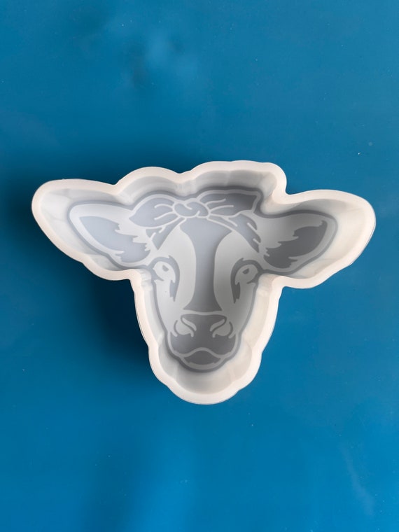 Car Freshie Molds, Highland cow Silicone Mold for Resin Soap Candle