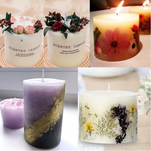 Cylinder candle Mold DIY Epoxy Resin Candle Mould Aromatherapy Candle Wax Molds Clay Plaster Craft Casting Mould Cylinder silicone mold